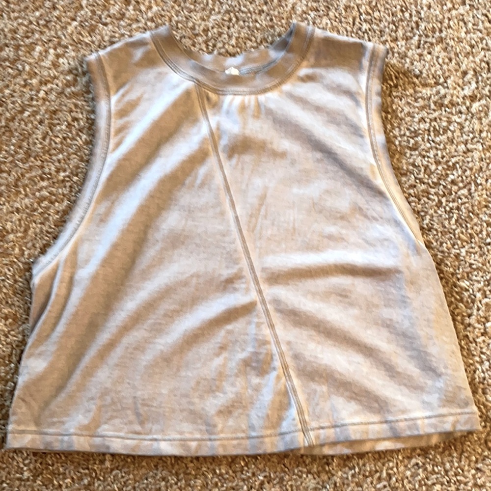 Crop muscle shirt